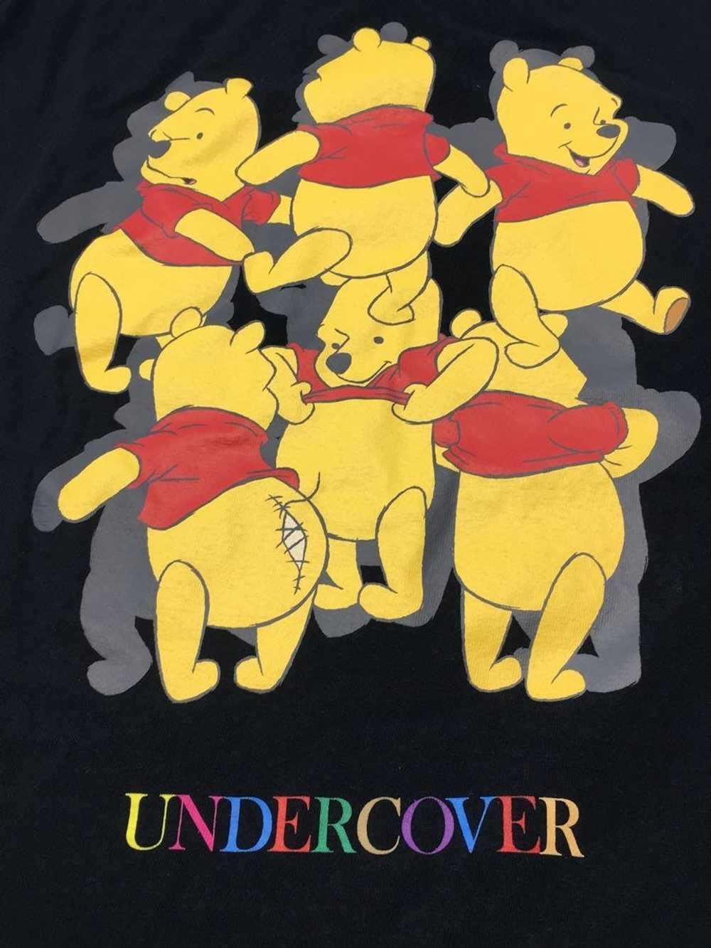 Undercover Short Sleeve T-Shirts Black Pooh Logo … - image 8