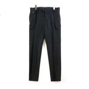 Pintucked Ponte Slim-Leg Pants