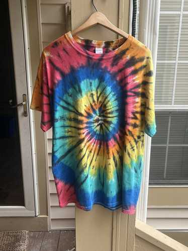 Handmade × Rock Tees × Vintage Handmade Tie Dye T 