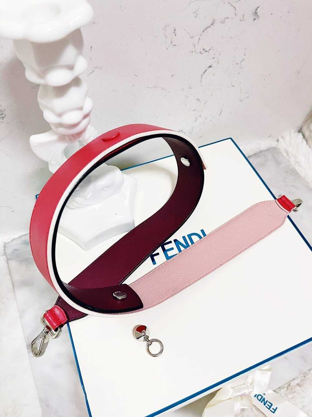 Fendi Authentic FENDI Calfskin Strap You Tri-Colo… - image 12