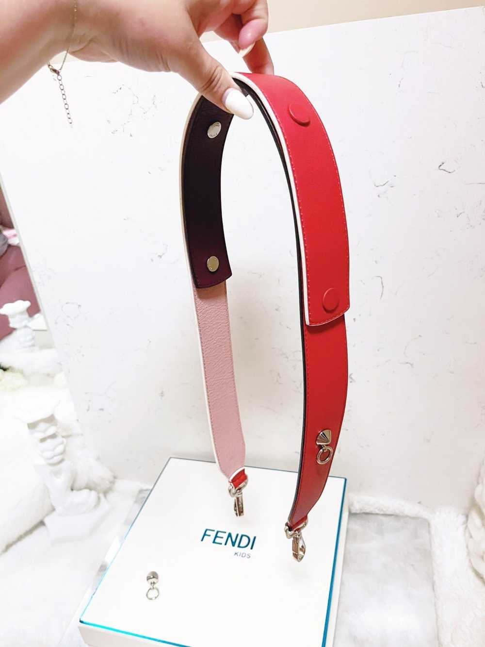 Fendi Authentic FENDI Calfskin Strap You Tri-Colo… - image 7