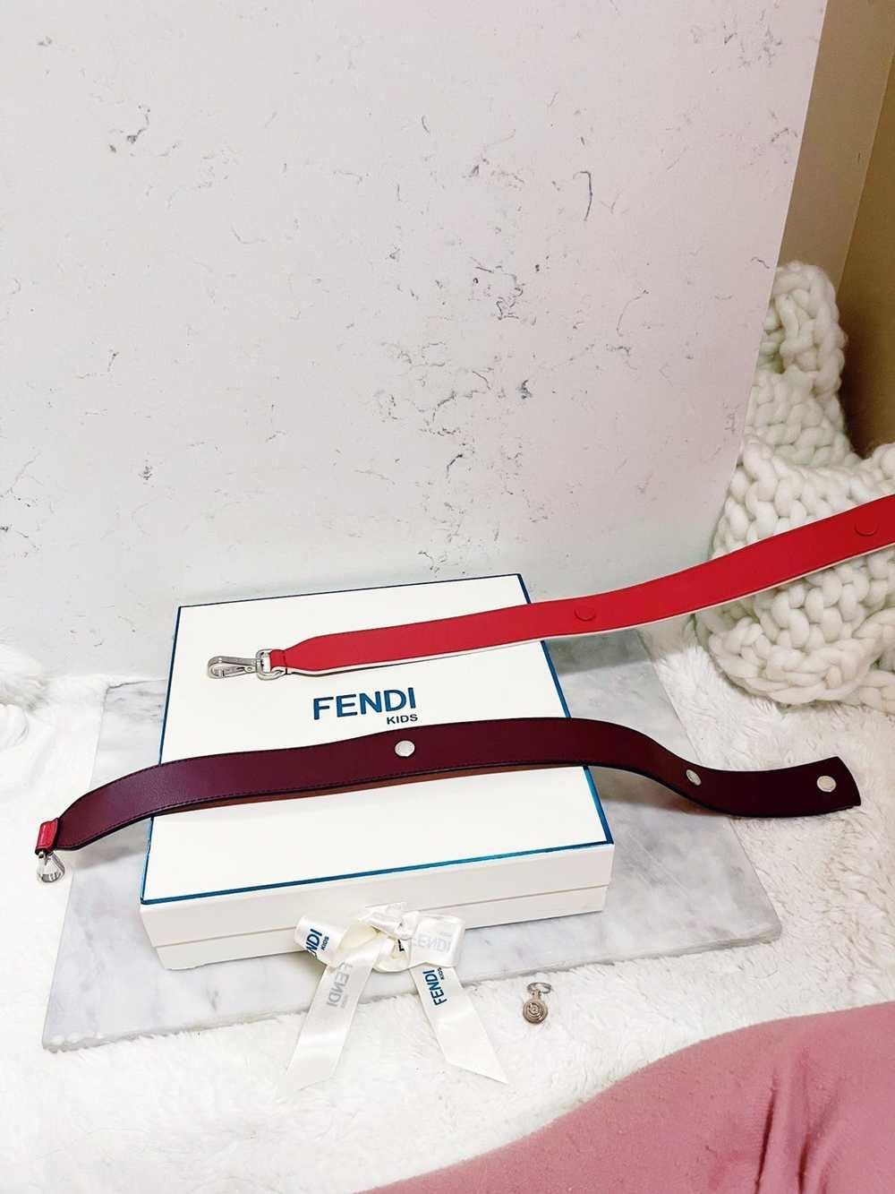 Fendi Authentic FENDI Calfskin Strap You Tri-Colo… - image 8