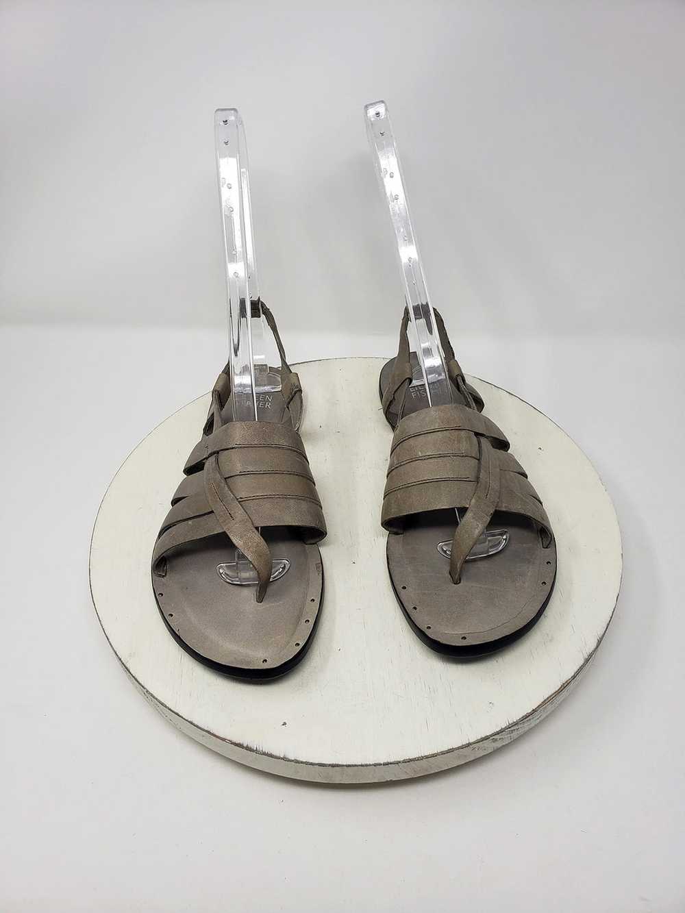 Eileen Fisher Size 8.5 Taupe Sandals NWOB - image 2
