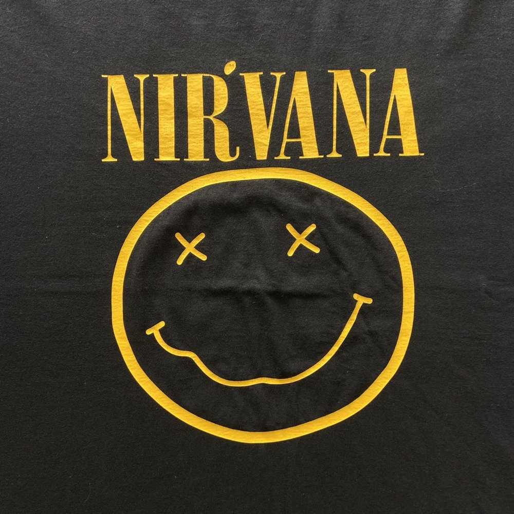 Nirvana × Rock T Shirt × Vintage Nirvana nevermin… - image 2