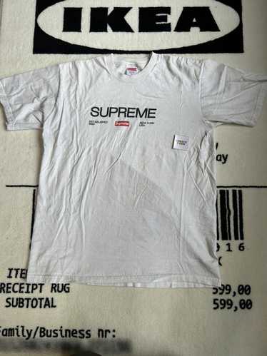 在庫正規店M Supreme Est. 1994 Tee 21FW 21AW 白 ホワイト Tシャツ/カットソー(半袖/袖なし)