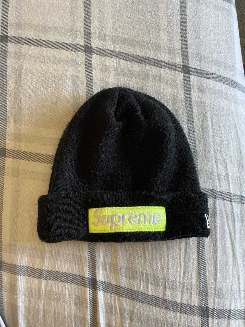 Supreme Supreme box logo beanie Black/Green - image 3