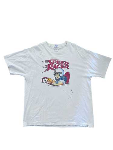 Go Speed Racer Tshirt Iconic 90s Retro Cartoon Pulp Fiction 