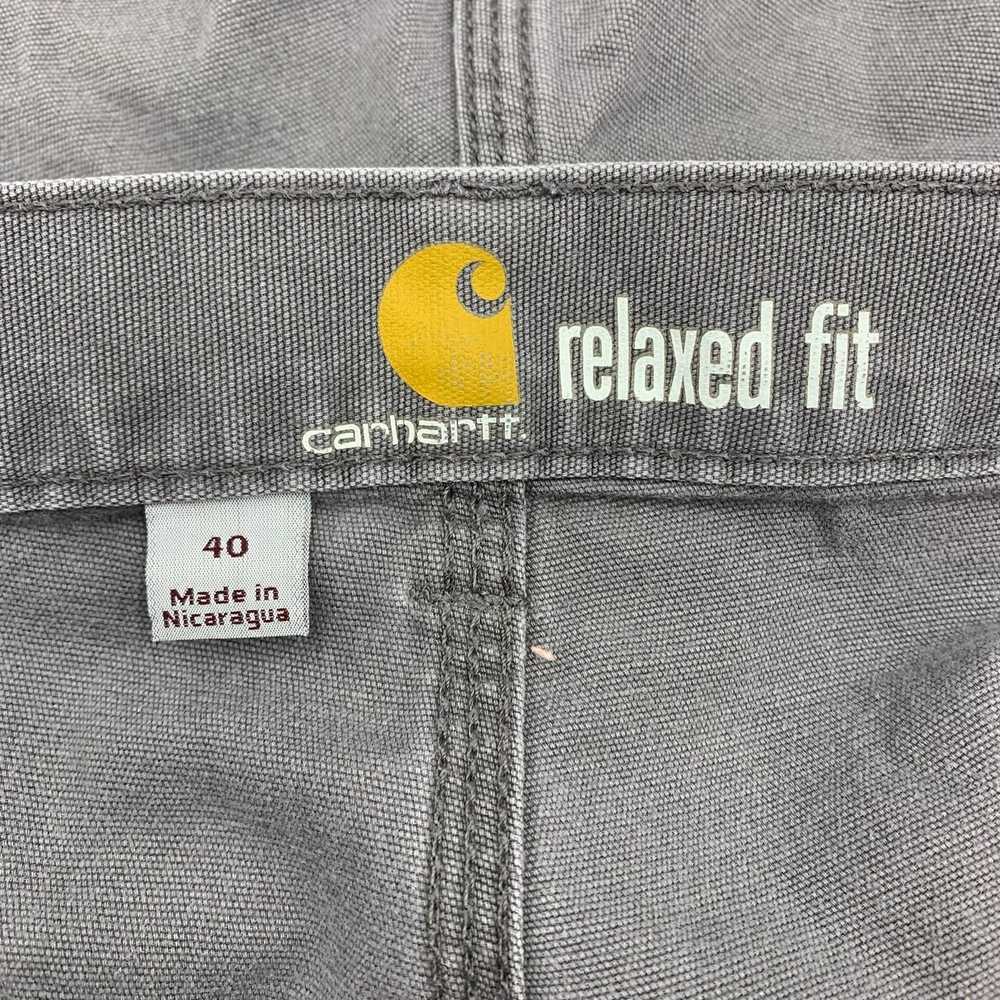 Carhartt Carhartt Cargo Shorts Gray Relaxed Fit D… - image 3