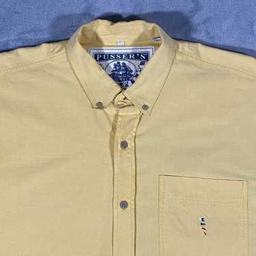 Old Navy Oxford Blues Shirt Men XL Short Sleeve N… - image 1