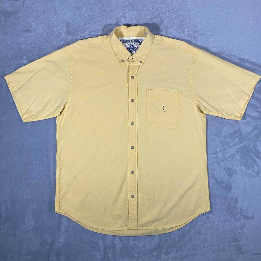 Old Navy Oxford Blues Shirt Men XL Short Sleeve N… - image 6