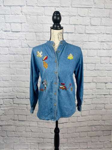 Other Vintage Laura Gayle Embroidered Button up Sh