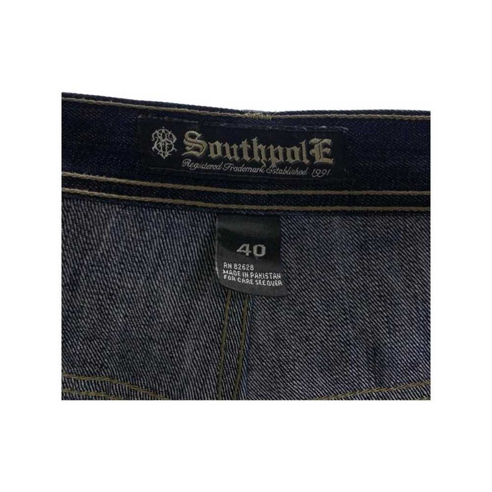 Southpole Vintage Southpole embroidered jean shor… - image 5