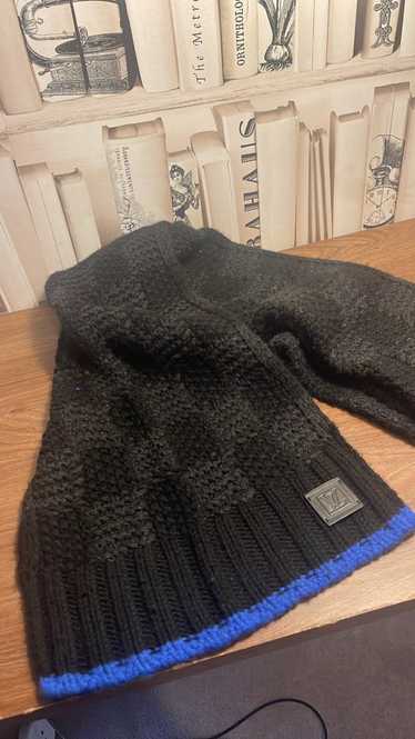 Louis Vuitton Bonnet LV Ahead 1.1 Knit Cap Beanie Black 100% Cashmere Used  4102M