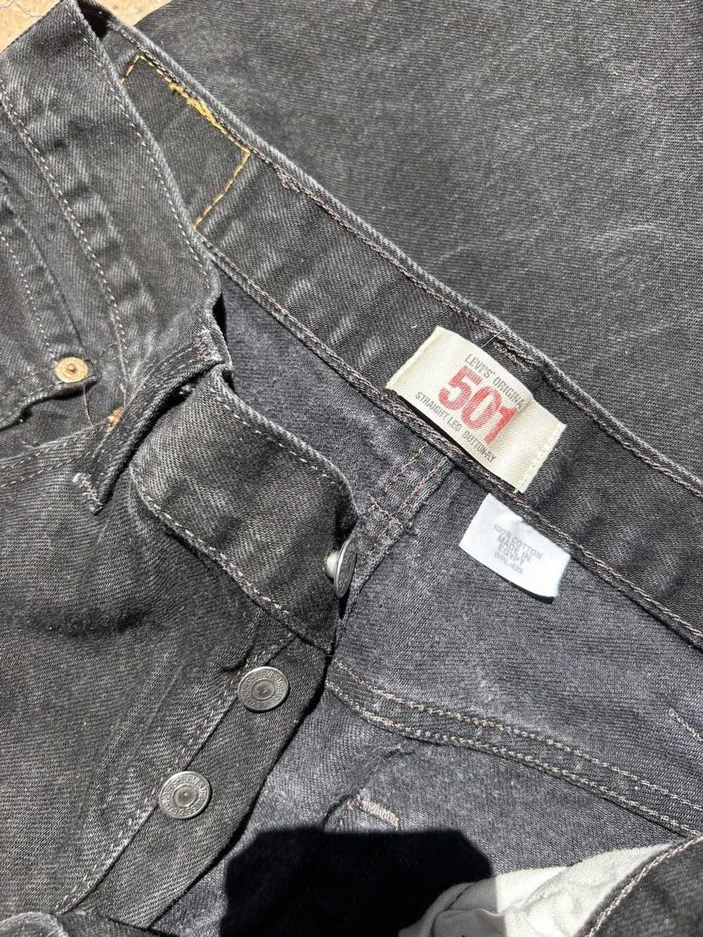 Levi's × Vintage 00’s Levi’s 501 Black ButtonFly … - image 4