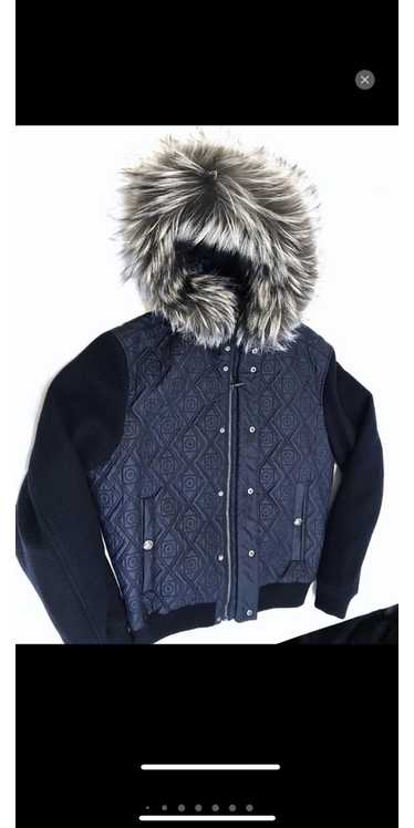 Versace Versace Parka Bomber Jacket with Fox Fur t