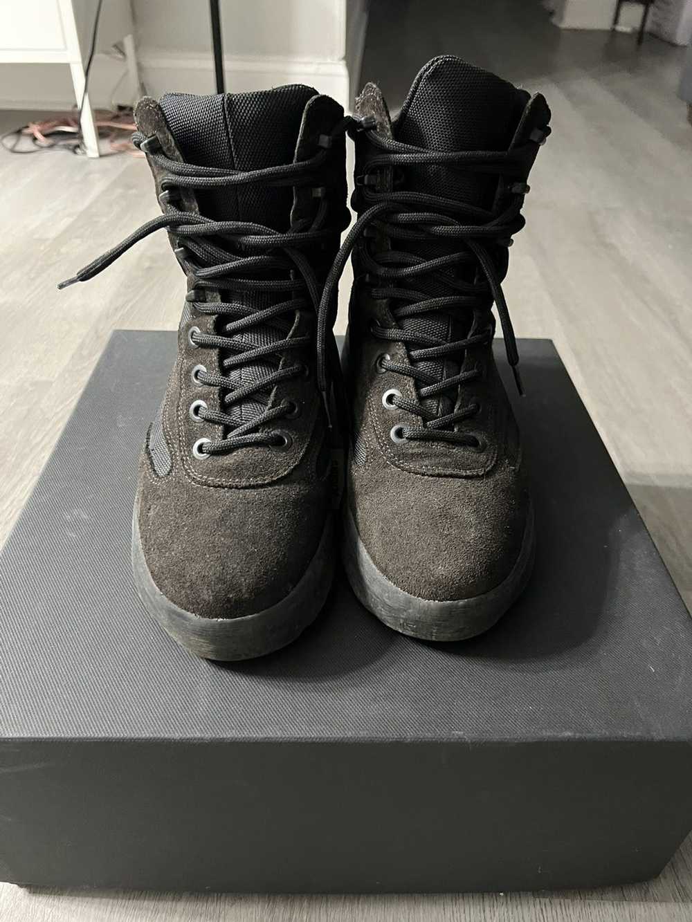 Yeezy Season Season 5 Combat Boots in Oil Brown - image 3