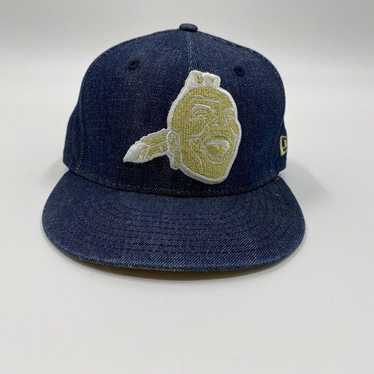 New Era 59FIFTY Greenville Braves Mascot Rail Hat - White, Navy, Red Tan/Navy/Red / 7 1/8