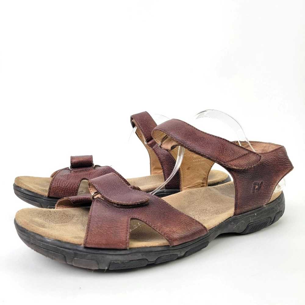 Designer Propet Bown Leather Fisherman Sandals - … - image 3
