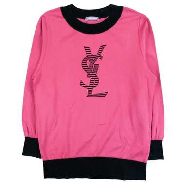 Pink ysl sweatshirt sale