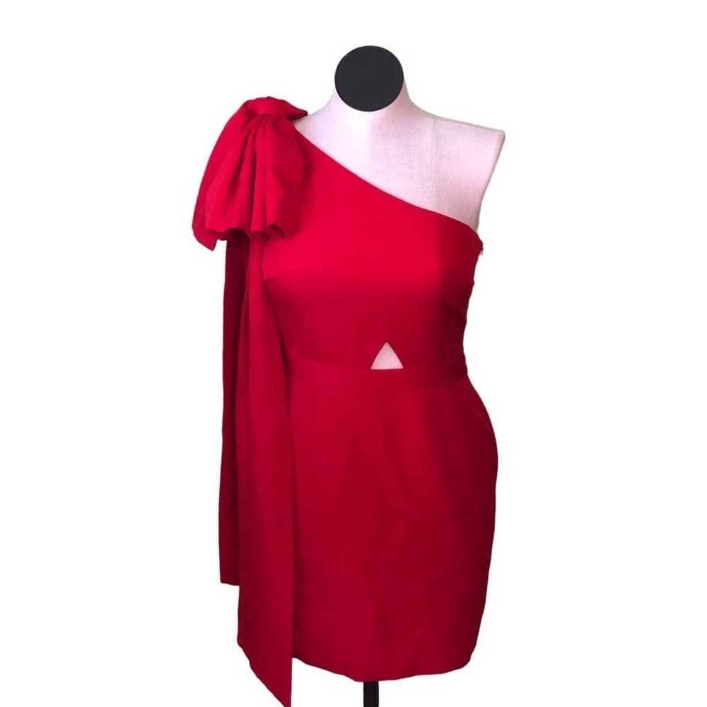 Unkwn $795 TOCCIN X RTR Women's Red One Shoulder … - image 1