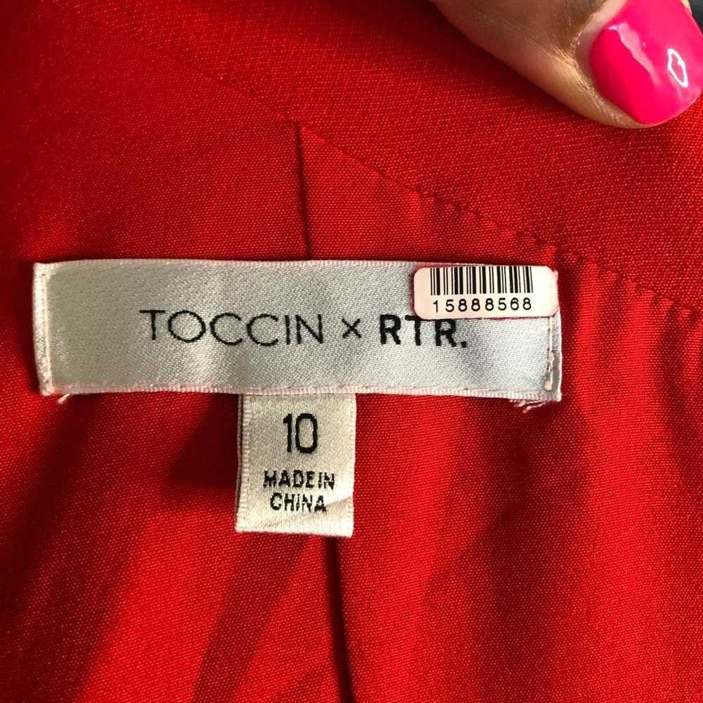 Unkwn $795 TOCCIN X RTR Women's Red One Shoulder … - image 6