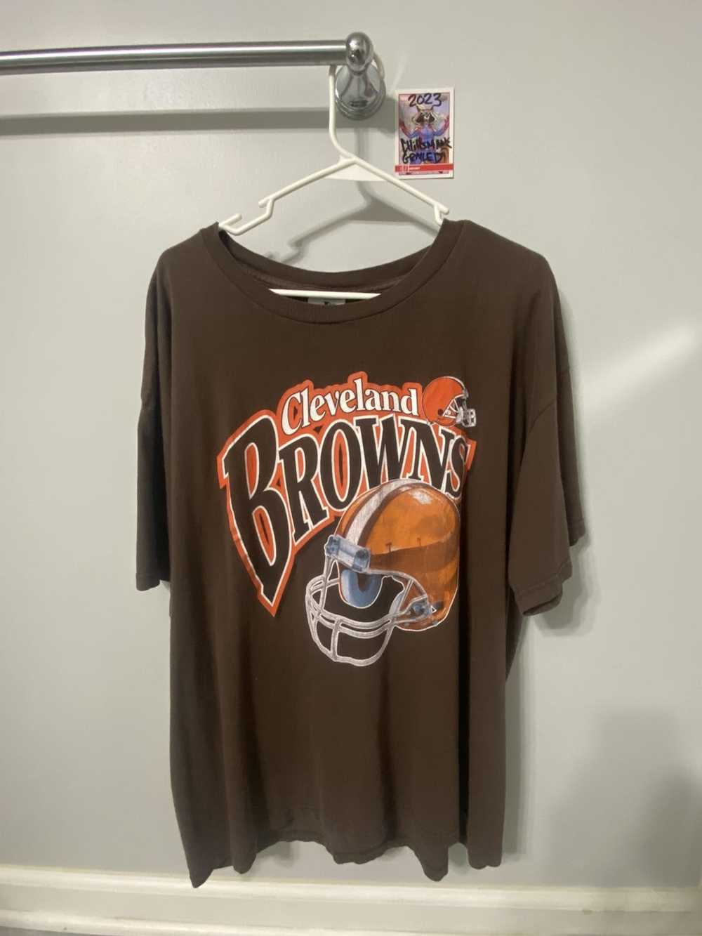 NFL × Vintage XL 90s Vintage Cleveland Browns Tee - image 1