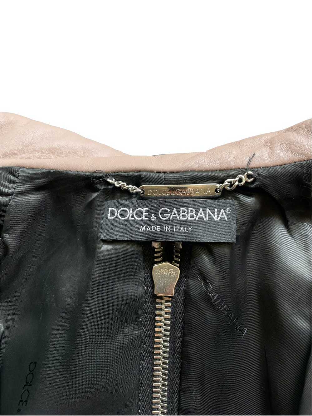 Dolce & Gabbana Dolce Gabbana SS2003 leather jack… - image 7