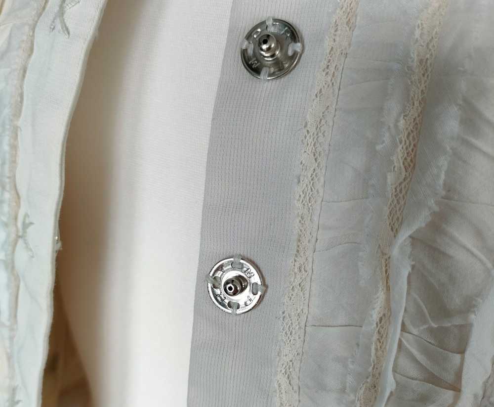Marc Cain Women's premium beige cotton silk blaze… - image 5