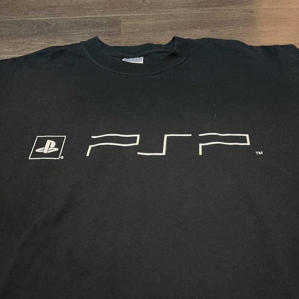 Playstation × Vintage vintage Sony PSP t shirt fr… - image 1