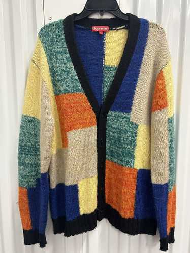 Supreme Supreme Patchwork Mohair Cardigan