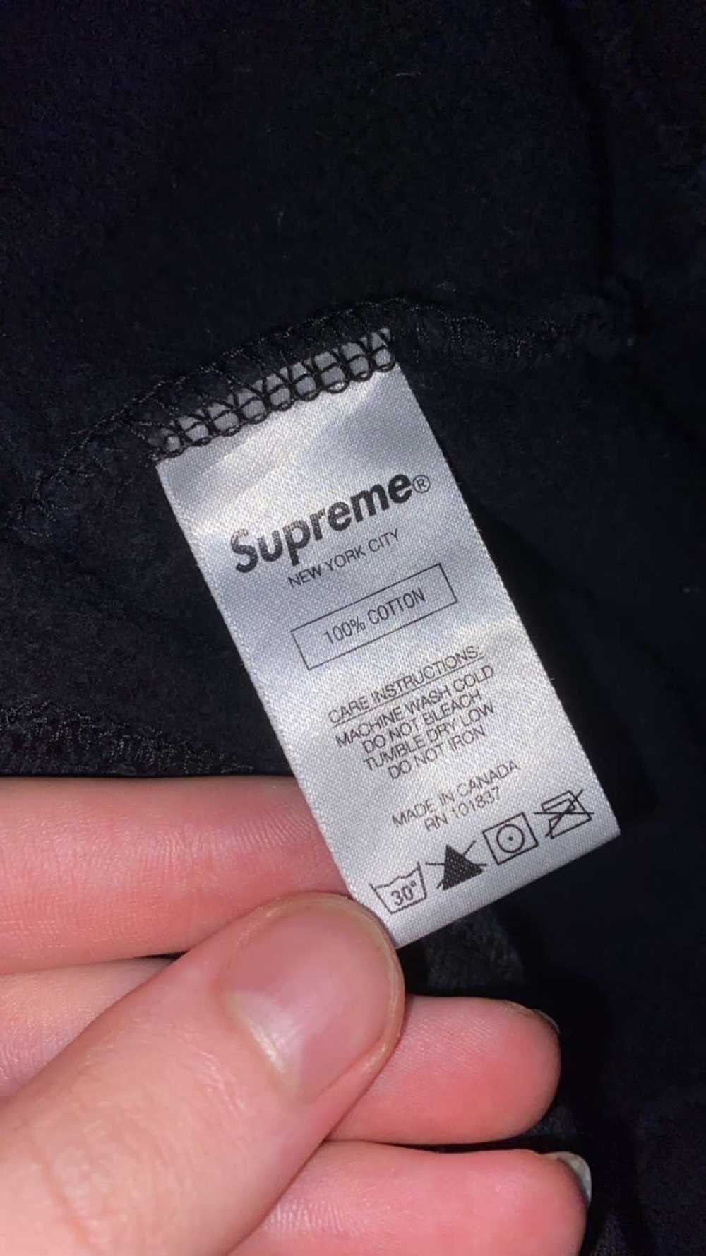 Supreme Supreme Don’t cry black hoodie medium - image 9