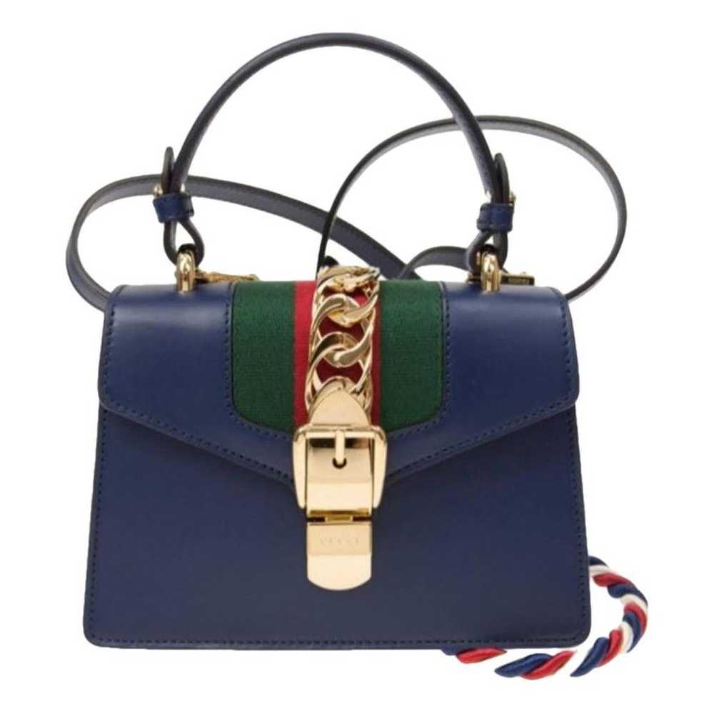 Gucci Sylvie Top Handle leather handbag - image 1