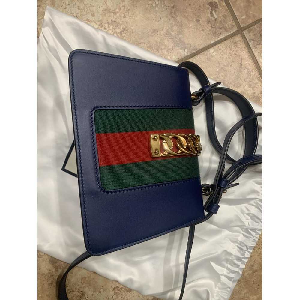 Gucci Sylvie Top Handle leather handbag - image 8