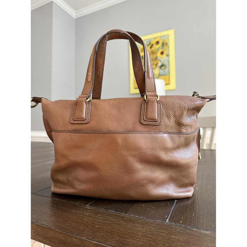 Fossil Leather tote - image 3