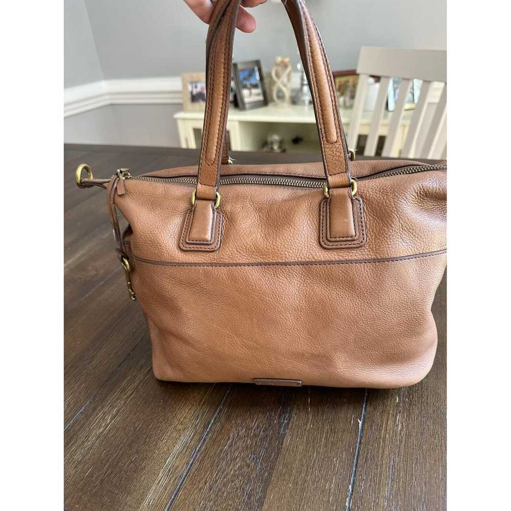 Fossil Leather tote - image 6