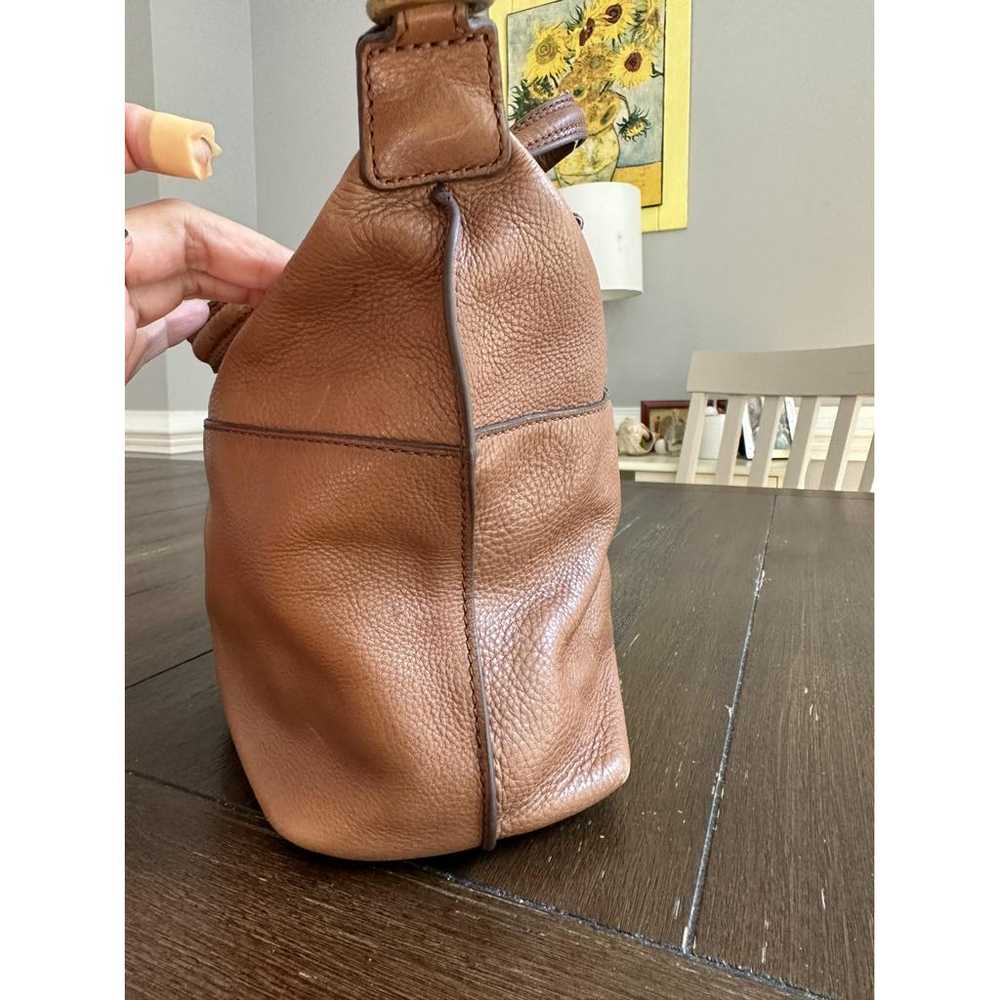 Fossil Leather tote - image 8