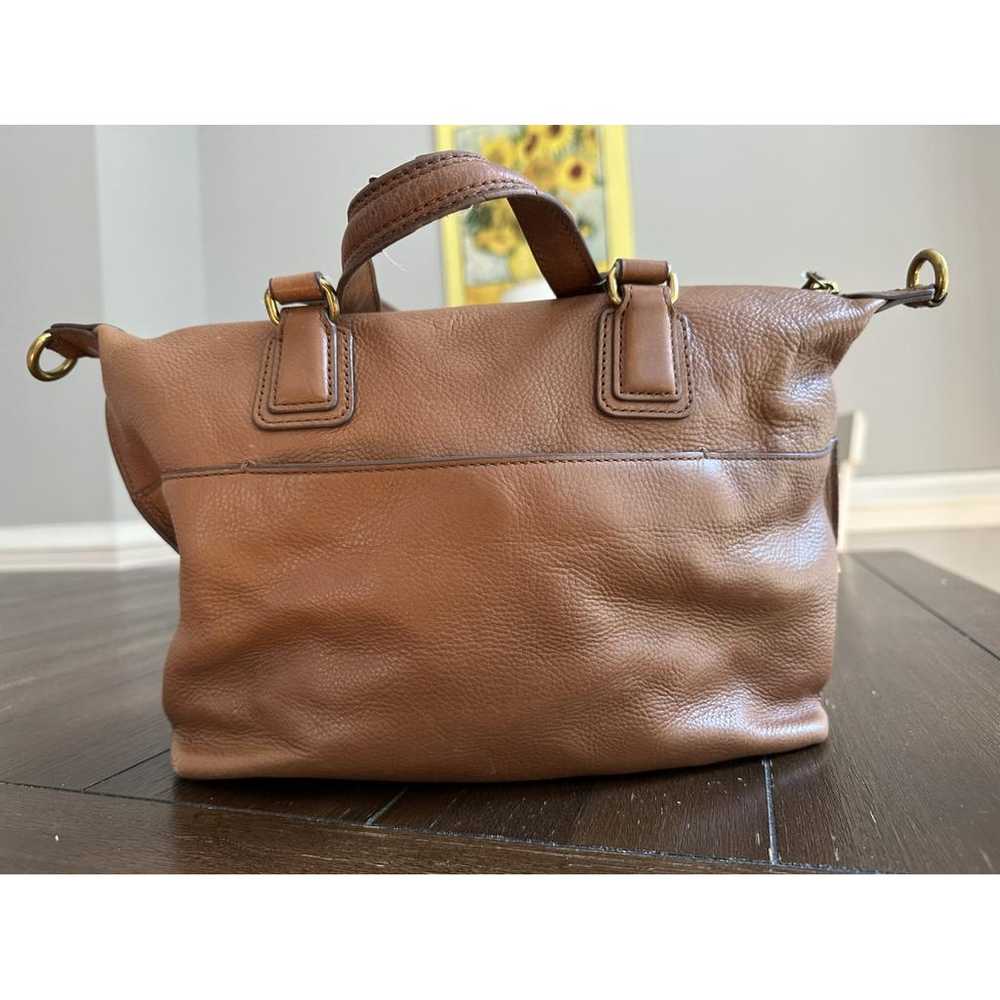 Fossil Leather tote - image 9