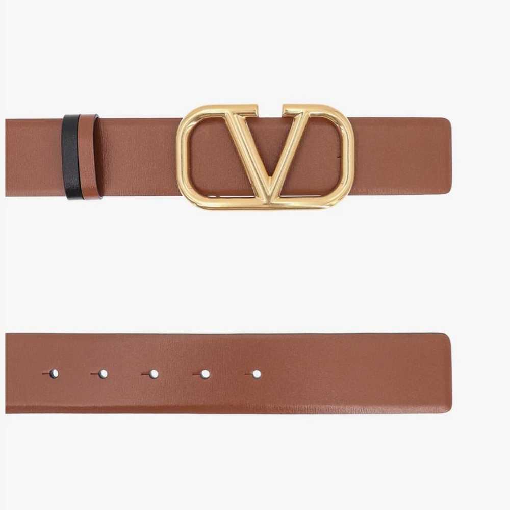 Valentino Garavani VLogo leather belt - image 3