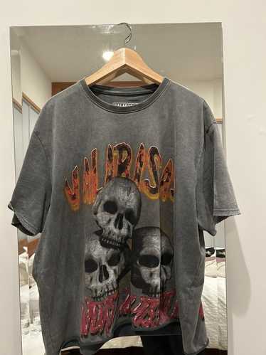 Rock T Shirt × Skulls × Vintage Flaming Skull tee