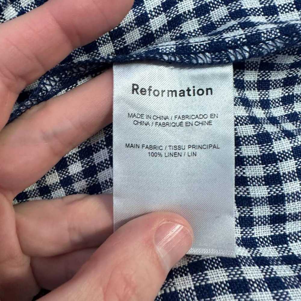 Reformation Linen mini dress - image 9