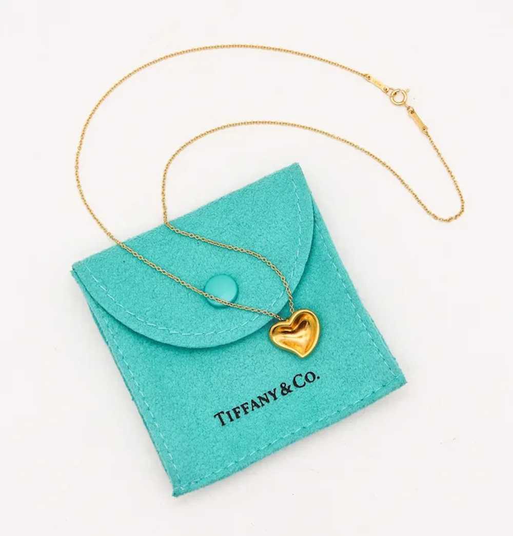 Tiffany & Co. 1980 Elsa Peretti Heart Necklace In… - image 3