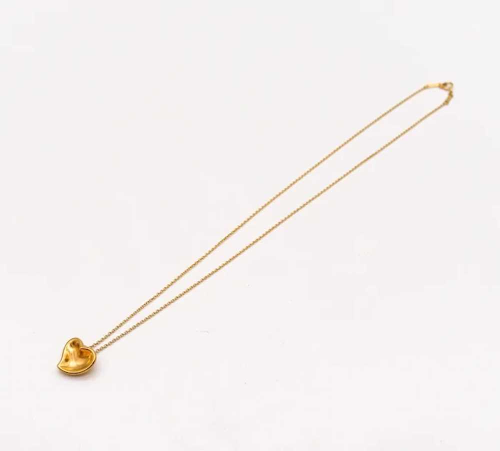 Tiffany & Co. 1980 Elsa Peretti Heart Necklace In… - image 7