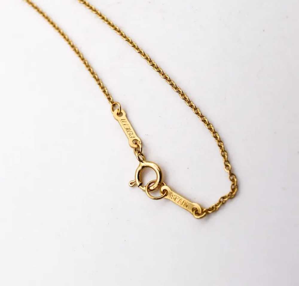 Tiffany & Co. 1980 Elsa Peretti Heart Necklace In… - image 9