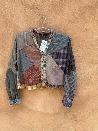 90's Patchwork Lightweight Jacket by Sacred Thread