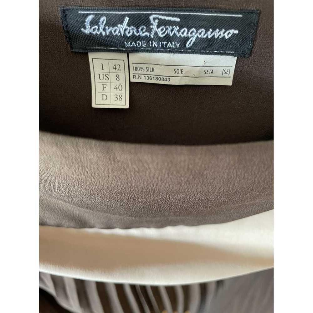 Salvatore Ferragamo Silk mid-length skirt - image 2