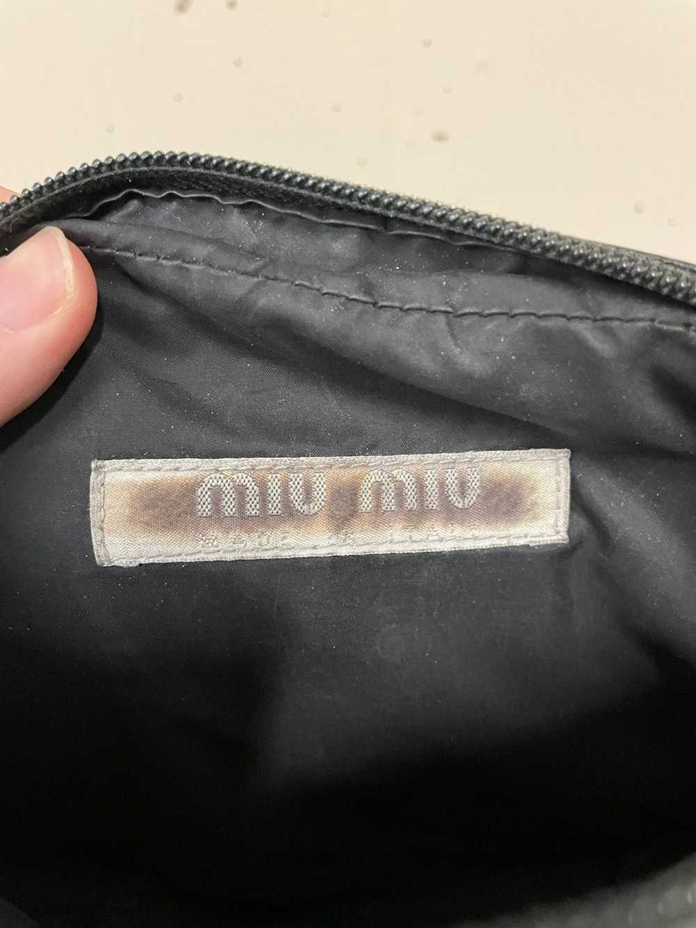 Miu Miu × Prada 1999 Small mini leather hand poch… - image 9