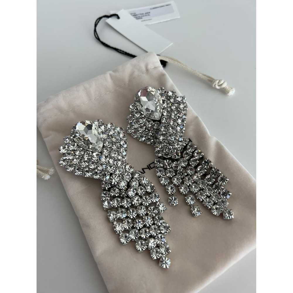 ピアス ALESSANDRA RICH Orecchini Embellished clip-on earrings in silver - Alessandra Rich