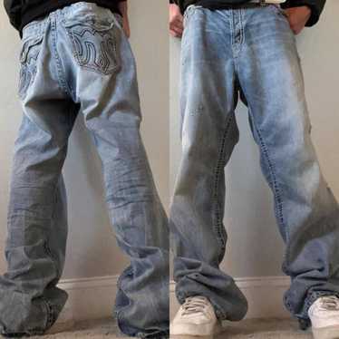 Monogram Baggy Jeans