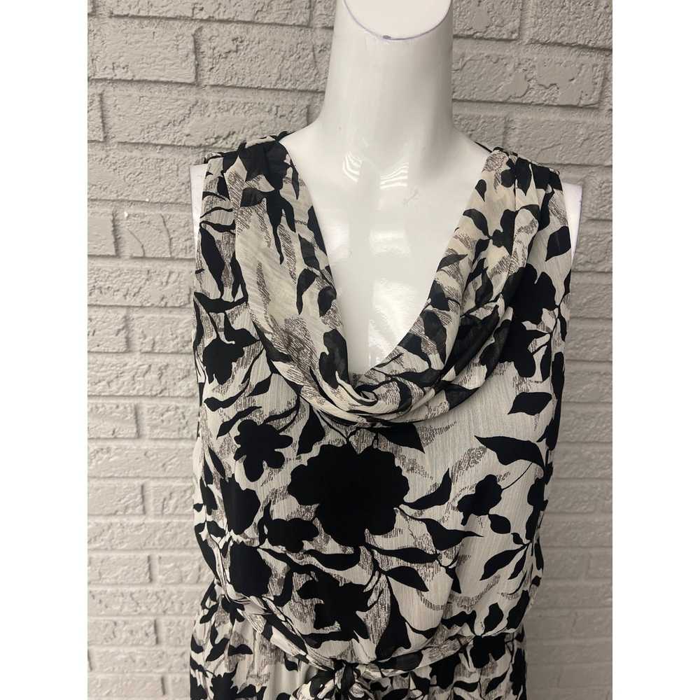 Other MSK Floral Sleeveless Cowl Neck Midi Dress … - image 5