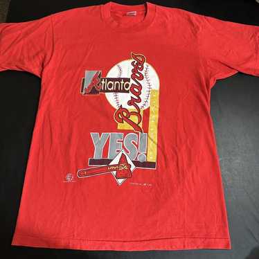RARE VTG Atlanta Braves 125th Anniversary Stitched Baseball MLB Jersey L USA